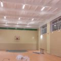 Завершающий этап ремонта спортивного зала КЗ “Станично-Луганской ООШ №1 I-III ступеней” .